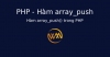 Hàm array_push() trong PHP