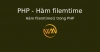 Hàm filemtime() trong PHP
