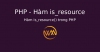 Hàm is_resource() trong PHP