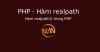 Hàm realpath() trong PHP