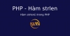 Hàm strlen() trong PHP
