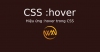 Hiệu ứng :hover trong CSS