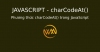 Phương thức charCodeAt() trong JavaScript
