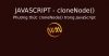 Phương thức cloneNode() trong JavaScript