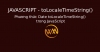 Phương thức Date toLocaleTimeString() trong JavaScript