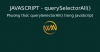 Phương thức querySelectorAll() trong JavaScript