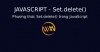 Phương thức Set.delete() trong JavaScript