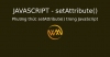 Phương thức setAttribute() trong JavaScript