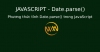 Phương thức tĩnh Date.parse() trong JavaScript