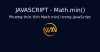 Phương thức tĩnh Math.min() trong JavaScript