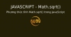 Phương thức tĩnh Math.sqrt() trong JavaScript