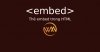 Thẻ embed trong HTML