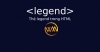 Thẻ legend trong HTML