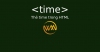 Thẻ time trong HTML