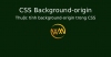 Thuộc tính background-origin trong CSS