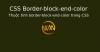 Thuộc tính border-block-end-color trong CSS