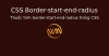 Thuộc tính border-start-end-radius trong CSS