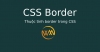 Thuộc tính border trong CSS
