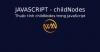 Thuộc tính childNodes trong JavaScript