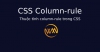 Thuộc tính column-rule trong CSS
