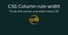 Thuộc tính column-rule-width trong CSS