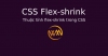 Thuộc tính flex-shrink trong CSS
