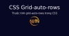 Thuộc tính grid-auto-rows trong CSS