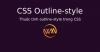 Thuộc tính outline-style trong CSS