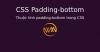 Thuộc tính padding-bottom trong CSS
