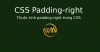 Thuộc tính padding-right trong CSS
