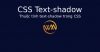 Thuộc tính text-shadow trong CSS
