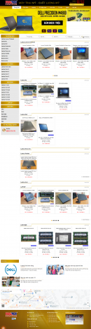 Thiết kế website Bán laptop - máy tính xách tay - máy PC WM 01