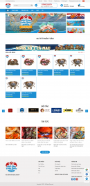 Thiết kế website Bán Thủy Hải Sản WM 02