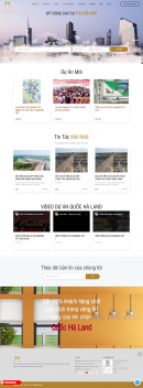 Thiết kế website Bất động sản WM 03