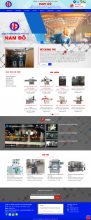 Thiết kế website Cơ khí WM 01