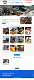 Thiết kế website Cơ khí WM 06