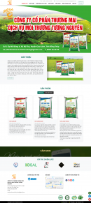 Thiết kế website Công ty Bán Phân Bón, Hóa chất sinh học WM 03