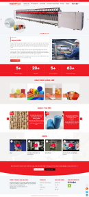 Thiết kế website Công ty sản xuất Bao bì, Thiết kế, In ấn Bao bì WM 02