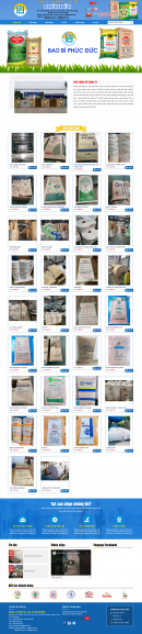 Thiết kế website Công ty sản xuất Bao bì, Thiết kế, In ấn Bao bì WM 05