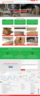 Thiết kế website Công ty sản xuất Bao bì, Thiết kế, In ấn Bao bì WM 06