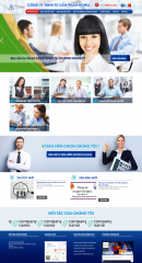 Thiết kế website Dịch vụ kế toán WM 01