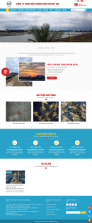 Thiết kế website Nuôi trồng Thủy Sản WM 01