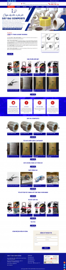 Thiết kế website Vật liệu đóng gói WM 03