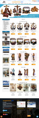 Thiết kế website Mỹ nghệ WM 01