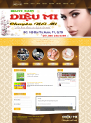 Thiết kế website Nối mi WM 01