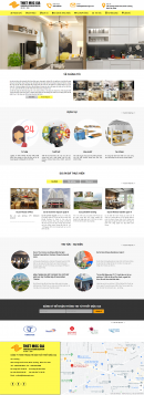 Thiết kế website Thiết kế xây dựng, Nội thất, Ngoại Thất WM 08