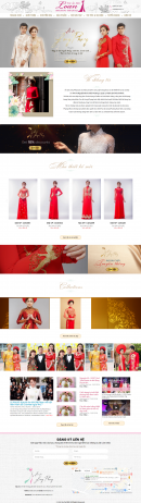 Thiết kế website thời trang Áo dài WM 01