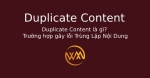Duplicate Content là gì? Trường hợp gây lỗi Trùng Lặp Nội Dung