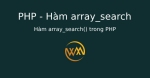Hàm array_search() trong PHP