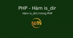 Hàm is_dir() trong PHP